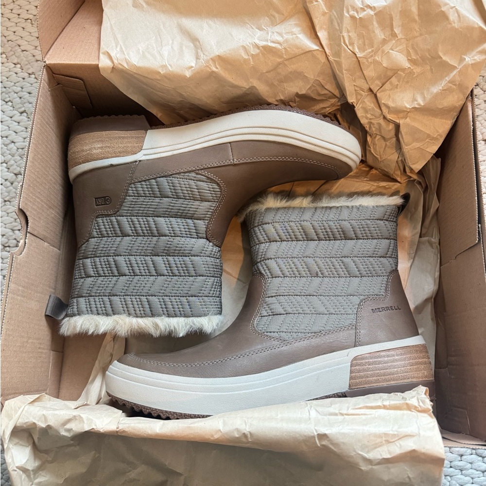 Winter Boots Merrell Waterproof - Haven Bluff Polar WP - 9.5 - Picture 3 of 10